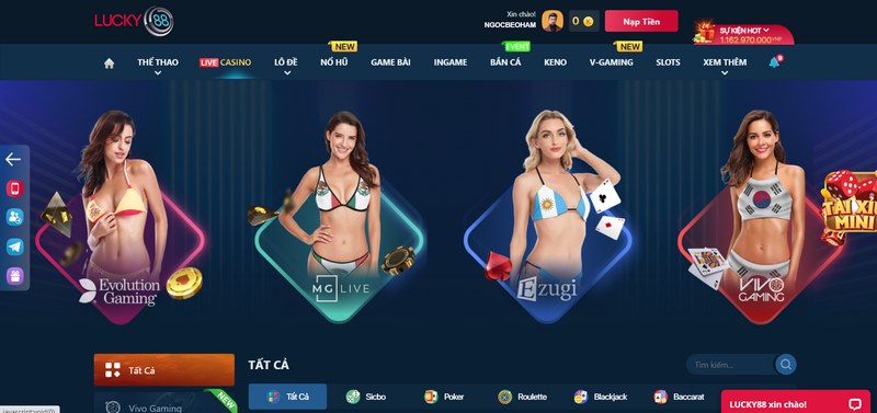 Live casino mang đến cho cược thủ những trải nghiệm hấp dẫn nhất 
