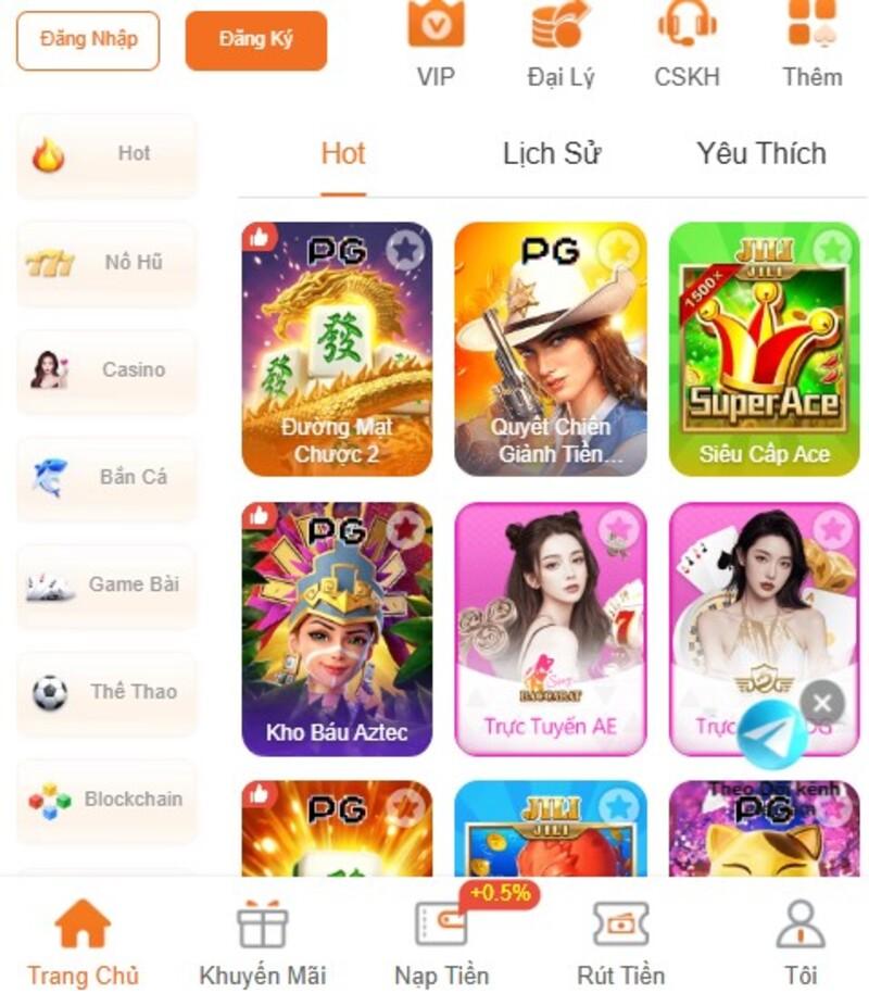 Trải nghiệm kho game hấp dẫn cùng giải thưởng giá trị